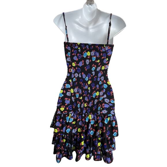 Free People S Ruched Bodycon Mini Dress – Floral, Boho Festival Y2K - Picture 6 of 8